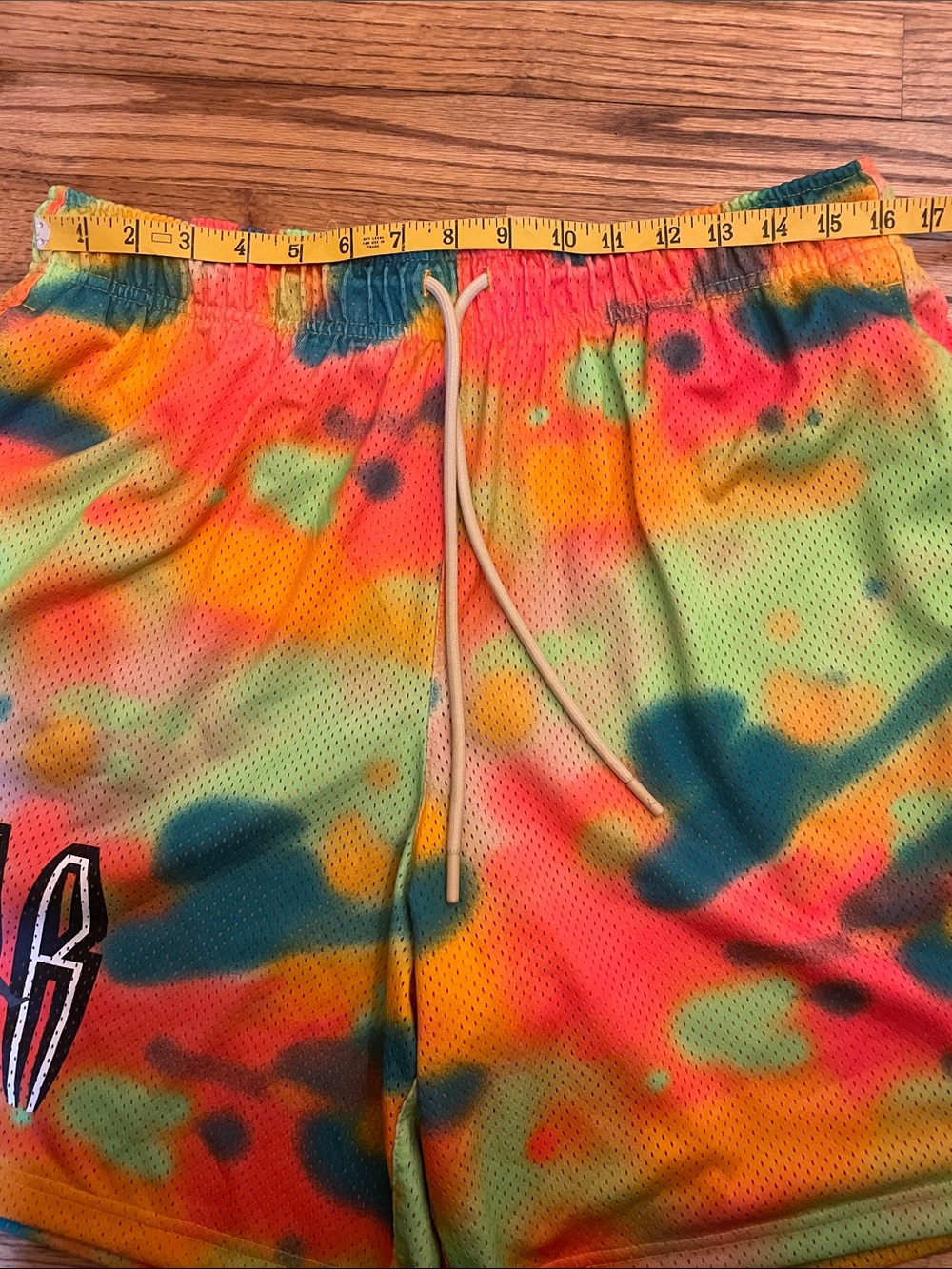 Jordan Multicolor Tie-Dye Mesh Athletic Shorts - Picture 9 of 11